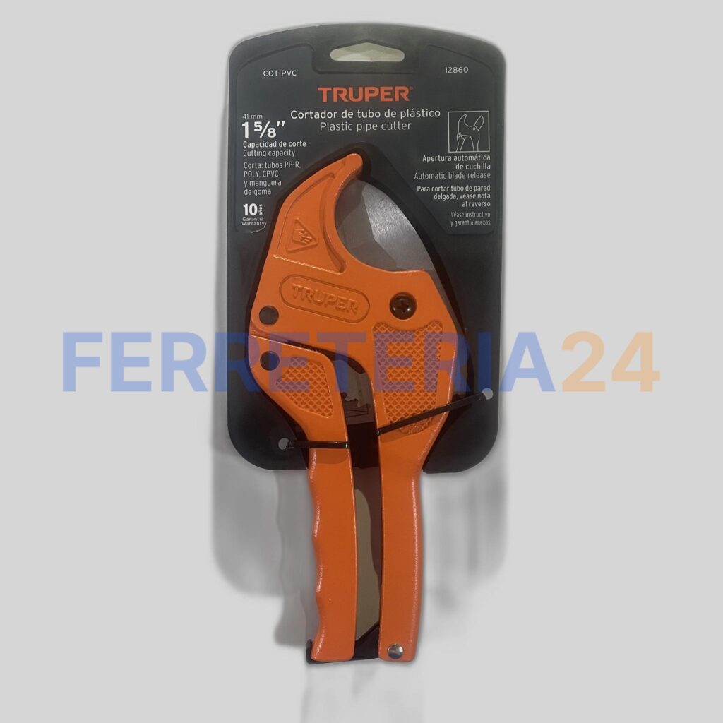 Cortador de tubo de plastico