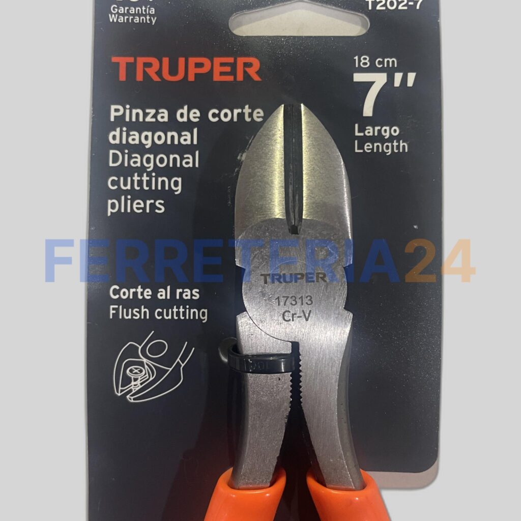 Pinzas de corte diagonal de 7 pulgadas TRUPER